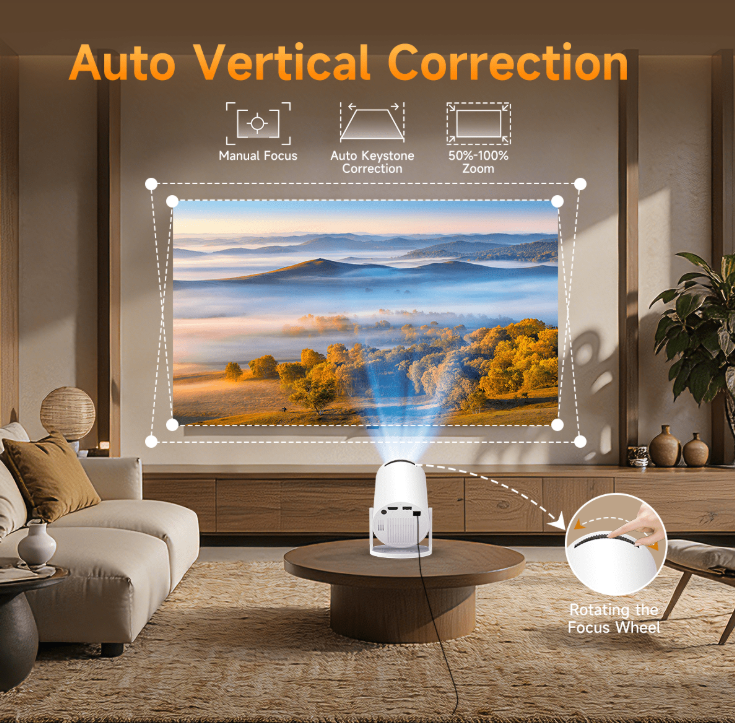 ChamiNest™ Smart Projector - Cine en casa en segundos